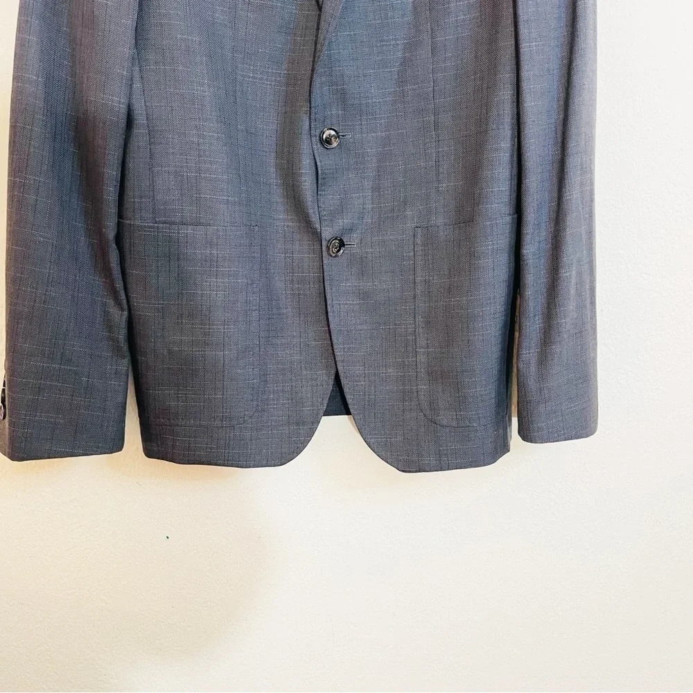 Ted Baker London Endurance Wool/Silk Blend Kyle Trim Fit Sport Coat 38R Gray